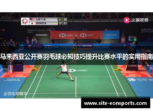 马来西亚公开赛羽毛球必知技巧提升比赛水平的实用指南